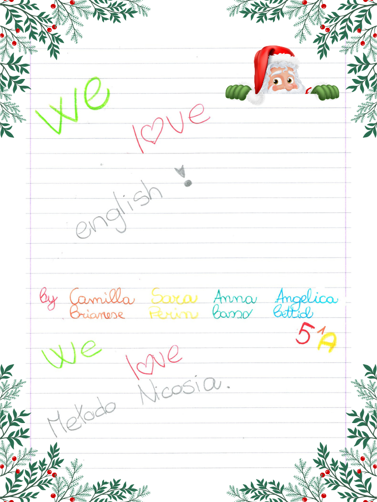 We love English! We love Metodo Nicosia!